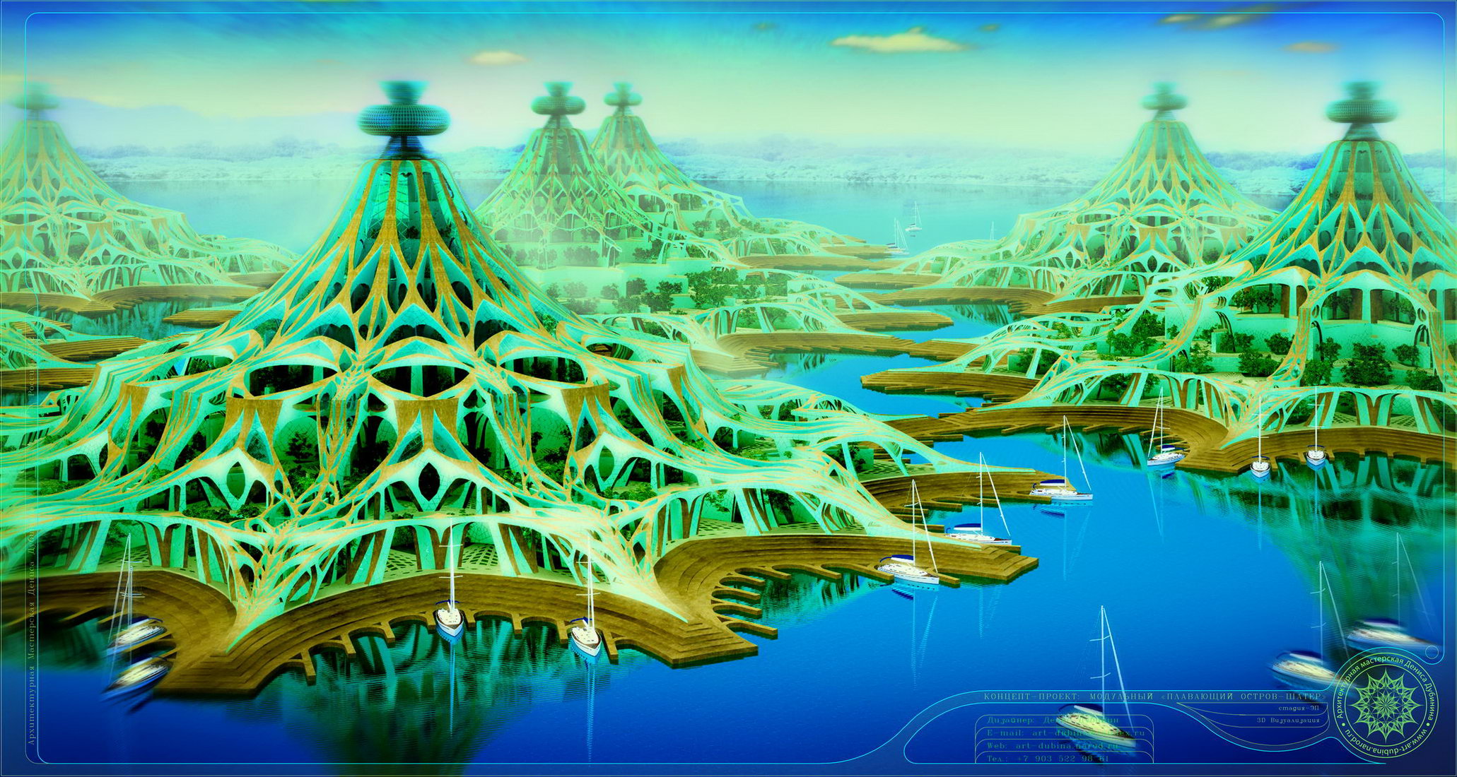 Подводный город будущего в Японии